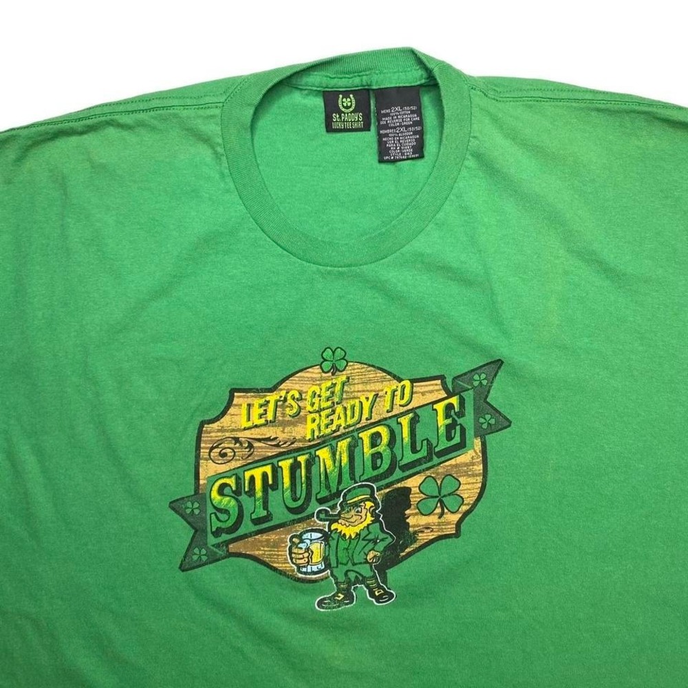 Vintage Irish St Patrick's Day green shirt‎